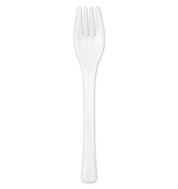 Tenedor de Plastico Fly Blanco 140mm (3000 Uds) Tenedor de Plastico Fly Blanco 140mm (3000 Uds)