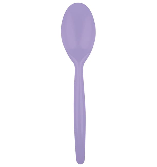 Cuchara de Plastico Easy PS Lila 185 mm (20 Uds) Cuchara de Plastico Easy PS Lila 185 mm (20 Uds)