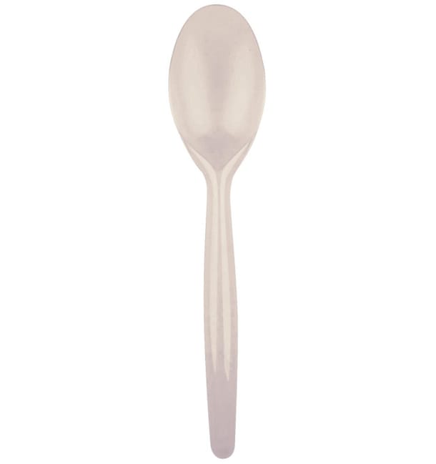 Cuchara de Plastico Easy PS Beige 185 mm (20 Uds) Cuchara de Plastico Easy PS Beige 185 mm (20 Uds)