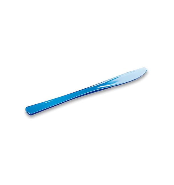 Cuchillo de Plastico Premium Turquesa 200mm (250 Uds) Cuchillo de Plastico Premium Turquesa 200mm (250 Uds)