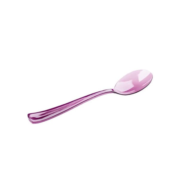 Cuchara de Plastico Premium Berenjena 160mm (180 Uds) Cuchara de Plastico Premium Berenjena 160mm (180 Uds)