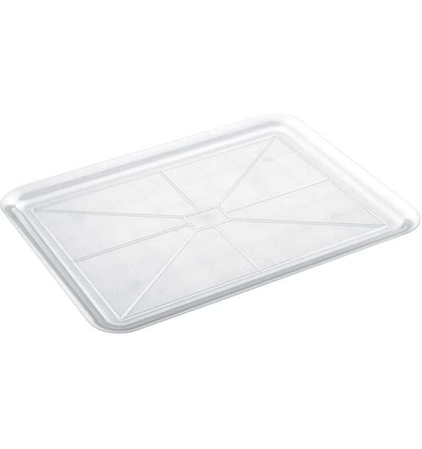Bandeja Plastico Tray Transparente 37x50cm (4 Uds) Bandeja Plastico Tray Transparente 37x50cm (4 Uds)