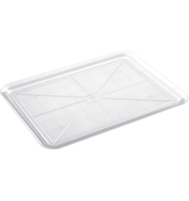 Bandeja Plastico Tray Transparente 37x50cm (4 Uds)