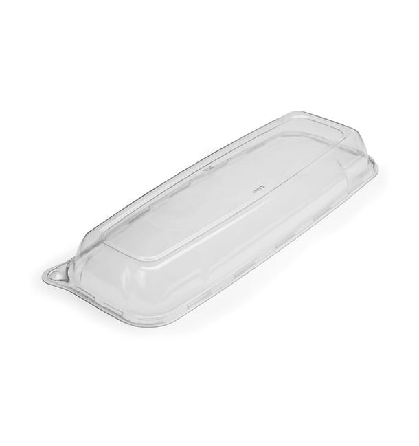 Tapa de Plastico para Bandeja 22x56x6 cm (5 Uds) Tapa de Plastico para Bandeja 22x56x6 cm (5 Uds)