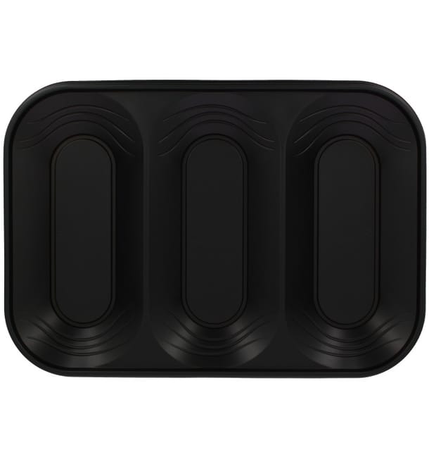 Bandeja de Plastico PP "X-Table" 3C Negro 330x230mm (30 Uds) Bandeja de Plastico PP "X-Table" 3C Negro 330x230mm (30 Uds)