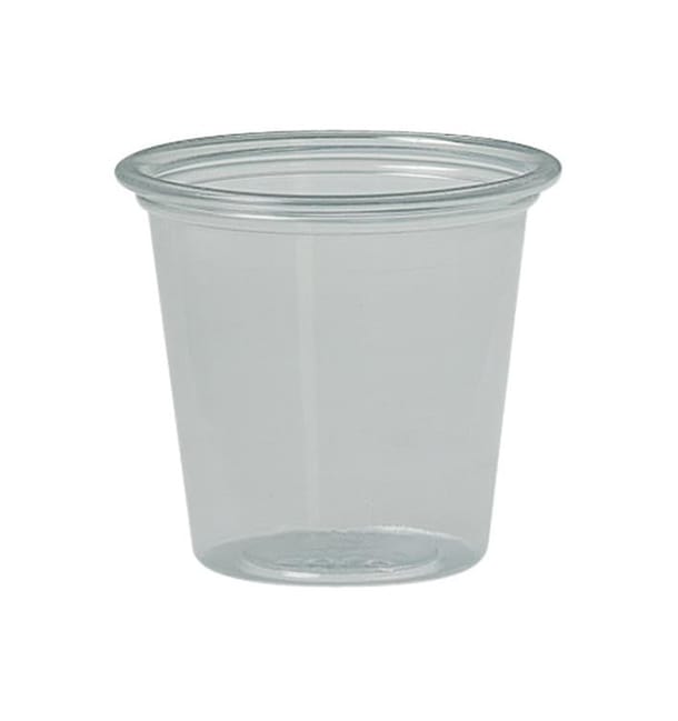 Tarrina de Plastico PS para Salsas 37ml Ø43mm (250 Uds) Tarrina de Plastico PS para Salsas 37ml Ø43mm (250 Uds)