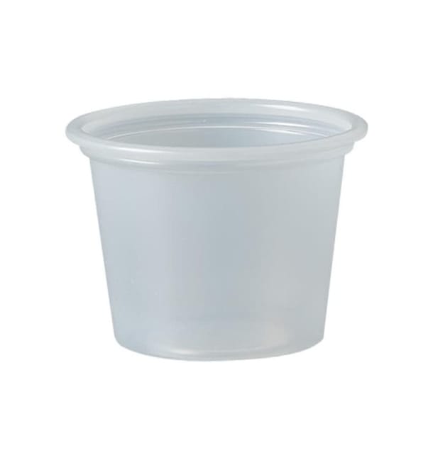 Tarrina de Plastico PS para Salsas 30ml Ø44,5mm (250 Uds) Tarrina de Plastico PS para Salsas 30ml Ø44,5mm (250 Uds)