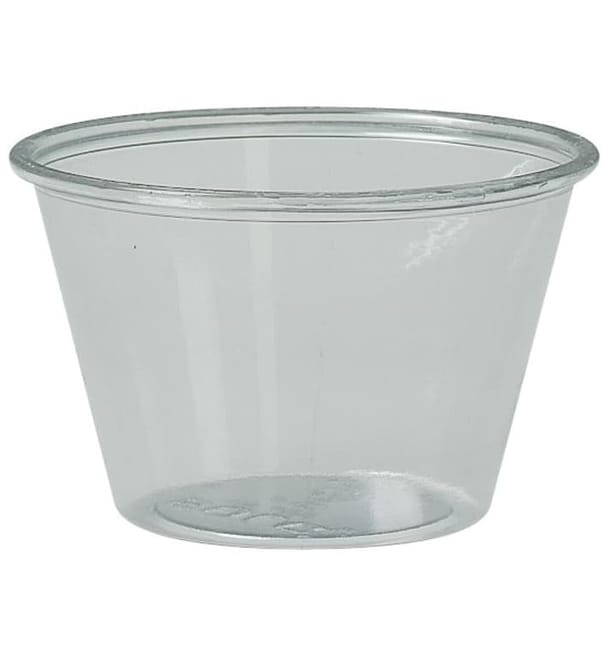 Tarrina de Plastico PET para Salsas 120ml Ø74mm (2500 Uds) Tarrina de Plastico PET para Salsas 120ml Ø74mm (2500 Uds)