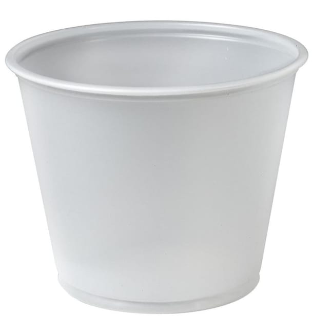 Tarrina de Plastico PS para Salsas 165ml Ø74mm (250 Uds) Tarrina de Plastico PS para Salsas 165ml Ø74mm (250 Uds)