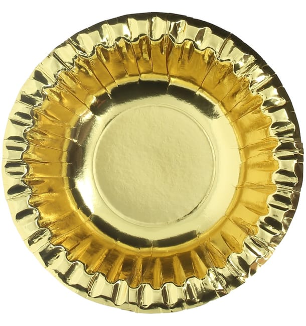Bol de Cartón "Party" Oro Ø160mm (6 Uds) Bol de Cartón "Party" Oro Ø160mm (6 Uds)