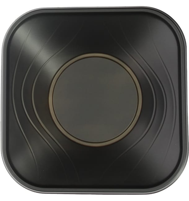 Bol de Plastico PP "X-Table" Cuadrado Negro 180x180mm (8 Uds) Bol de Plastico PP "X-Table" Cuadrado Negro 180x180mm (8 Uds)