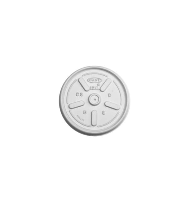 Tapa de Plastico PS Plana para Foam Ø8,9cm (100 Uds) Tapa de Plastico PS Plana para Foam Ø8,9cm (100 Uds)