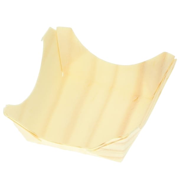 Bandeja de Hojuela de Pino 60x60x25mm (100 Uds) Bandeja de Hojuela de Pino 60x60x25mm (100 Uds)