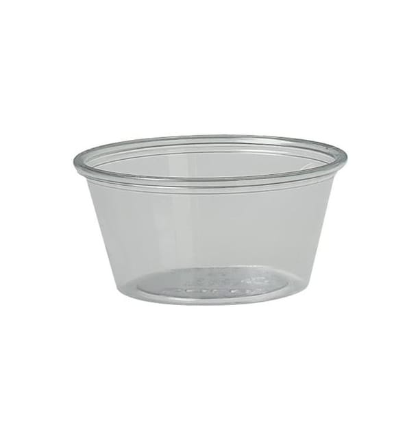 Tarrina de Plástico rPET 2 Oz/59ml (2500 Uds) Tarrina de Plástico rPET 2 Oz/59ml (2500 Uds)