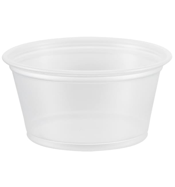 Tarrina de Plastico PP para Salsas 60ml Ø66mm (125 Uds) Tarrina de Plastico PP para Salsas 60ml Ø66mm (125 Uds)