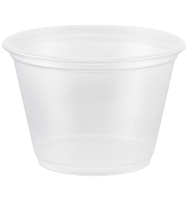 Tarrina de Plastico PP para Salsas 75ml Ø66mm (125 Uds) Tarrina de Plastico PP para Salsas 75ml Ø66mm (125 Uds)