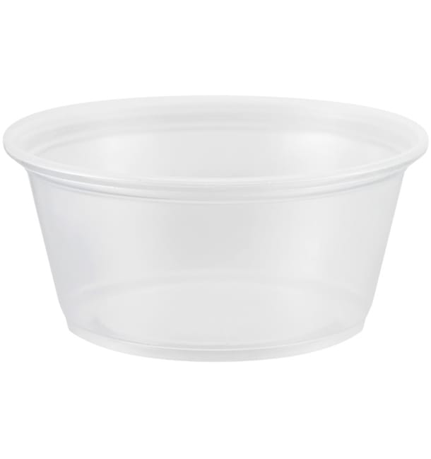 Tarrina de Plastico PP para Salsas 100ml Ø73mm (2500 Uds) Tarrina de Plastico PP para Salsas 100ml Ø73mm (2500 Uds)