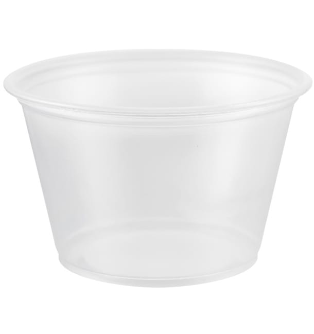 Tarrina de Plastico PP para Salsas 120ml Ø73mm (125 Uds) Tarrina de Plastico PP para Salsas 120ml Ø73mm (125 Uds)