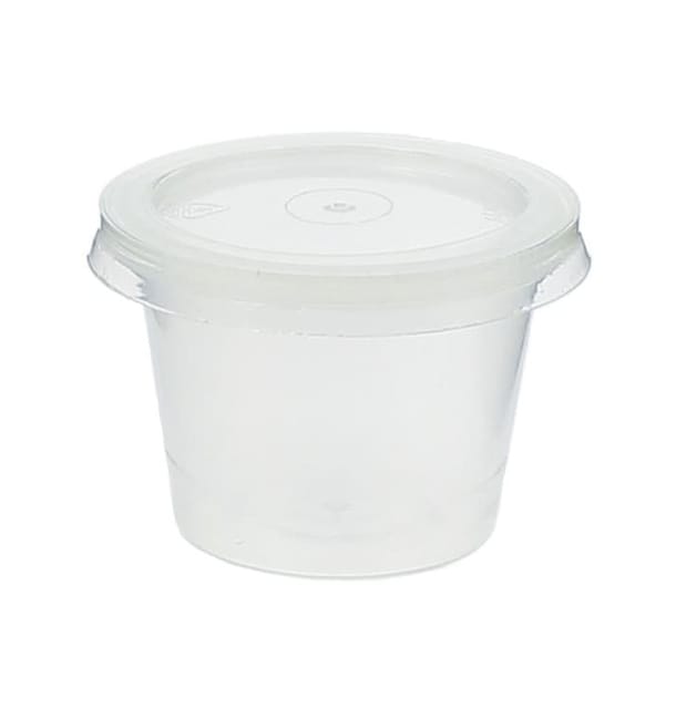 Tarrina Plastico Salsas con Tapa 33ml (100 Uds) Tarrina Plastico Salsas con Tapa 33ml (100 Uds)
