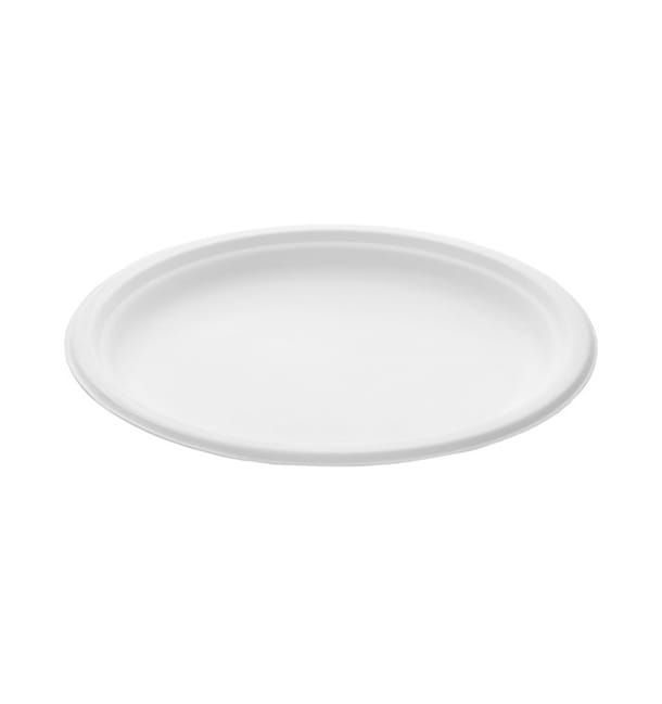 Plato Caña de Azucar Blanco Ø260mm (400 Uds) Plato Caña de Azucar Blanco Ø260mm (400 Uds)