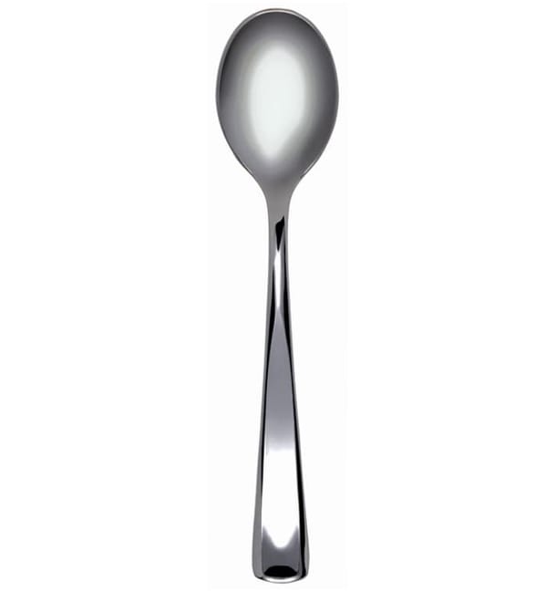 Cuchara de Plastico Metalizado 175mm (10 Uds) Cuchara de Plastico Metalizado 175mm (10 Uds)