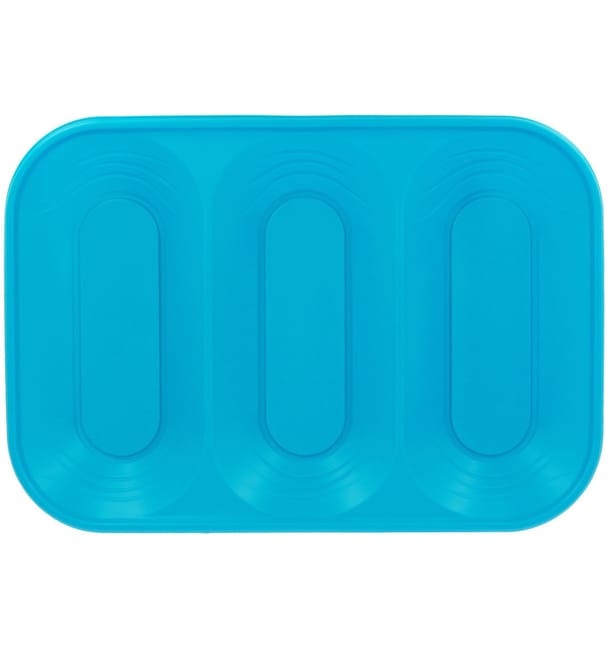 Bandeja de Plastico PP "X-Table" 3C Turquesa 330x230mm (2 Uds) Bandeja de Plastico PP "X-Table" 3C Turquesa 330x230mm (2 Uds)