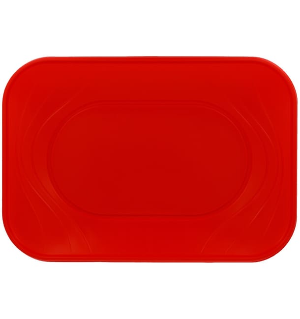 Bandeja de Plastico PP "X-Table" Rojo 330x230mm (2 Uds) Bandeja de Plastico PP "X-Table" Rojo 330x230mm (2 Uds)
