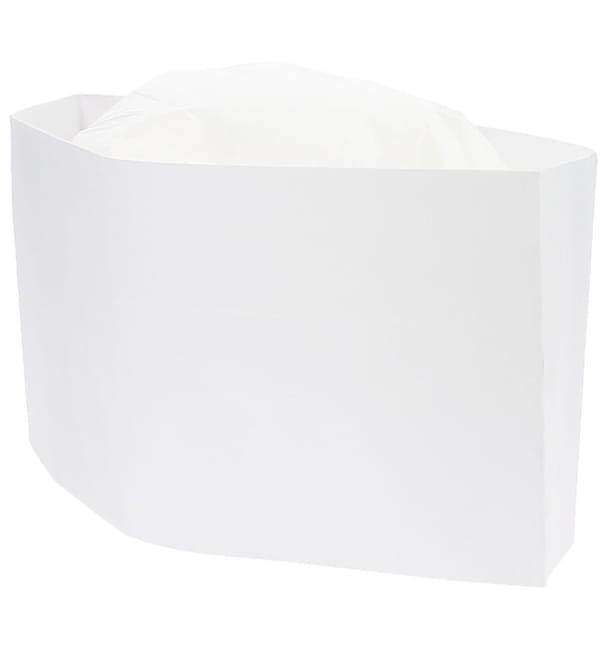 Gorro Cocinero Barco Papel Blanco (1000 Uds) Gorro Cocinero Barco Papel Blanco (1000 Uds)