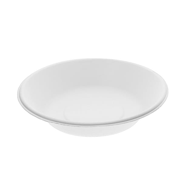 Bol de Caña de Azucar Blanco Ø180mm (50 Uds) Bol de Caña de Azucar Blanco Ø180mm (50 Uds)