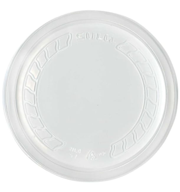 Tapa de Plastico PP "Deli" Translucido Ø120mm (500 Uds) Tapa de Plastico PP "Deli" Translucido Ø120mm (500 Uds)