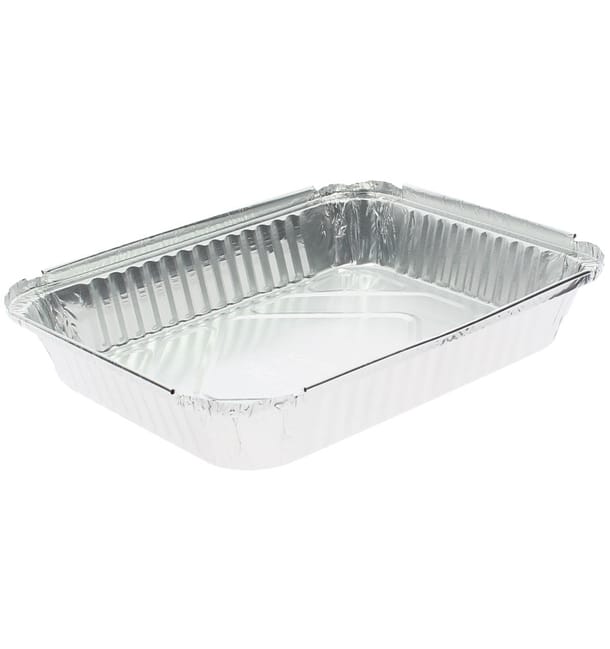 Bandeja Aluminio 12C. 1180ml 240x188x35mm (100 Uds) Bandeja Aluminio 12C. 1180ml 240x188x35mm (100 Uds)