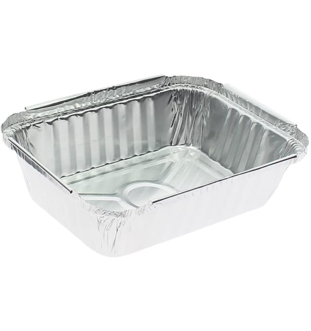Bandeja Aluminio 3C. 360ml 156x116x35mm (100 Uds) Bandeja Aluminio 3C. 360ml 156x116x35mm (100 Uds)
