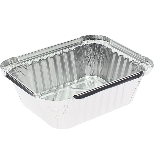 Bandeja Aluminio 475ml 146x121x40mm (100 Uds)