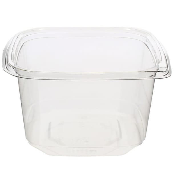 Bol de Plástico PET 600ml 120x120x70mm (50 Uds)