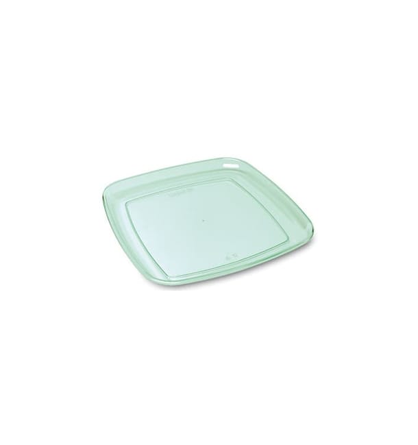 Bandeja Cuadrada Dura "Water Green" 35x35cm (5 Uds) Bandeja Cuadrada Dura "Water Green" 35x35cm (5 Uds)