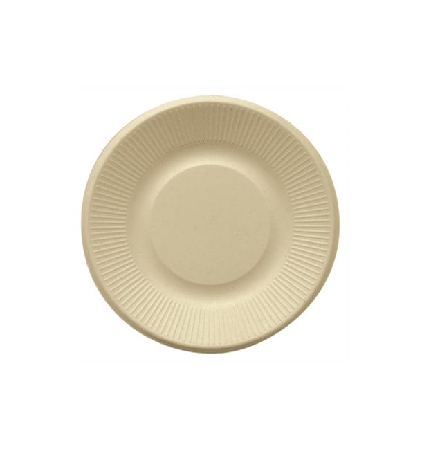Plato Caña de Azucar Natural Ø210mm (1000 Uds) Plato Caña de Azucar Natural Ø210mm (1000 Uds)