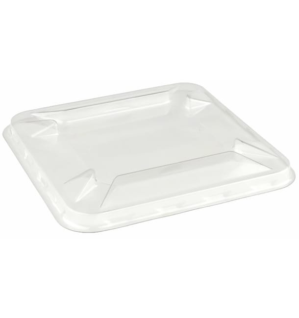 Tapa de Plástico PET para Bol Mini de 90x90mm (300 Uds) Tapa de Plástico PET para Bol Mini de 90x90mm (300 Uds)