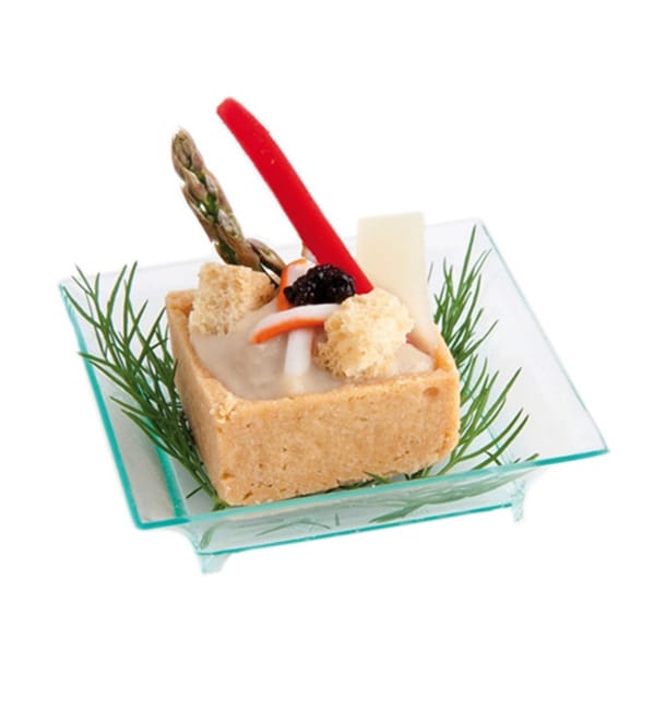 Salsera Degustacion Verde Transp. 6,5x6,5x1,5cm (30 Uds) Salsera Degustacion Verde Transp. 6,5x6,5x1,5cm (30 Uds)