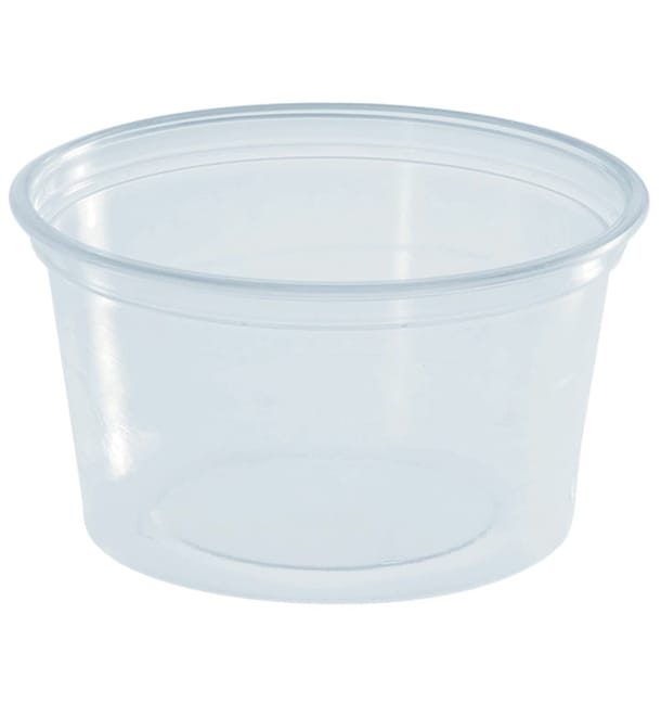 Tarrina de Plastico PS para Salsas 80ml (100 Uds) Tarrina de Plastico PS para Salsas 80ml (100 Uds)