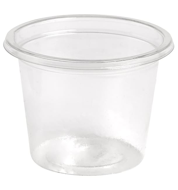 Tarrina de Plastico PET para Salsas 30ml Ø45mm (250 Uds) Tarrina de Plastico PET para Salsas 30ml Ø45mm (250 Uds)
