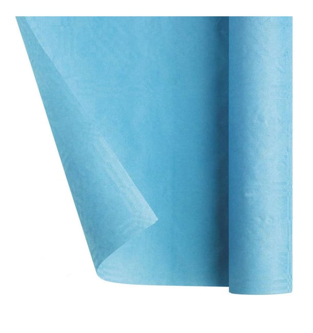 Mantel de Papel Rollo Azul Claro 1,2x7m (1 Ud) Mantel de Papel Rollo Azul Claro 1,2x7m (1 Ud)