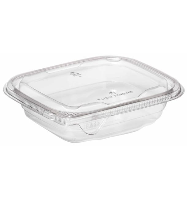 Bol de Plástico Inviolable PET 250ml 140x120x30mm (504 Uds) Bol de Plástico Inviolable PET 250ml 140x120x30mm (504 Uds)