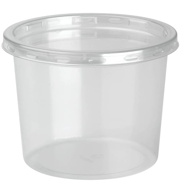 Tarrina rPET DeliLite con Tapa 9,8Oz/279ml (50 Uds) Tarrina rPET DeliLite con Tapa 9,8Oz/279ml (50 Uds)