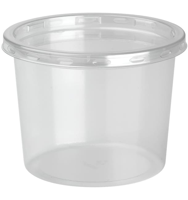 Tarrina rPET DeliLite con Tapa 13,2Oz/374ml (50 Uds) Tarrina rPET DeliLite con Tapa 13,2Oz/374ml (50 Uds)