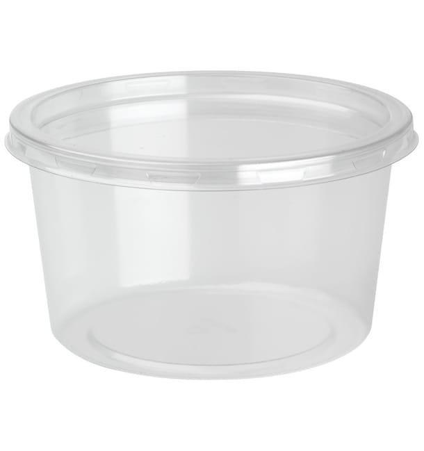 Tarrina rPET DeliLite con Tapa 19,4Oz/550ml (300 Uds) Tarrina rPET DeliLite con Tapa 19,4Oz/550ml (300 Uds)