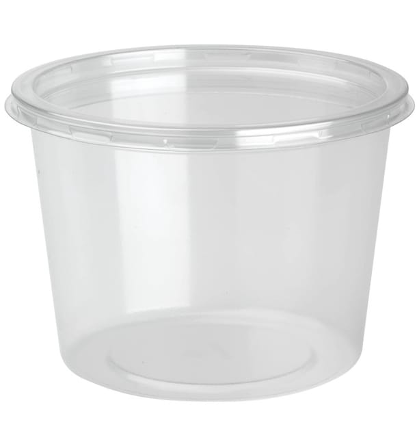 Tarrina rPET DeliLite con Tapa 24,6Oz/700ml (50 Uds) Tarrina rPET DeliLite con Tapa 24,6Oz/700ml (50 Uds)