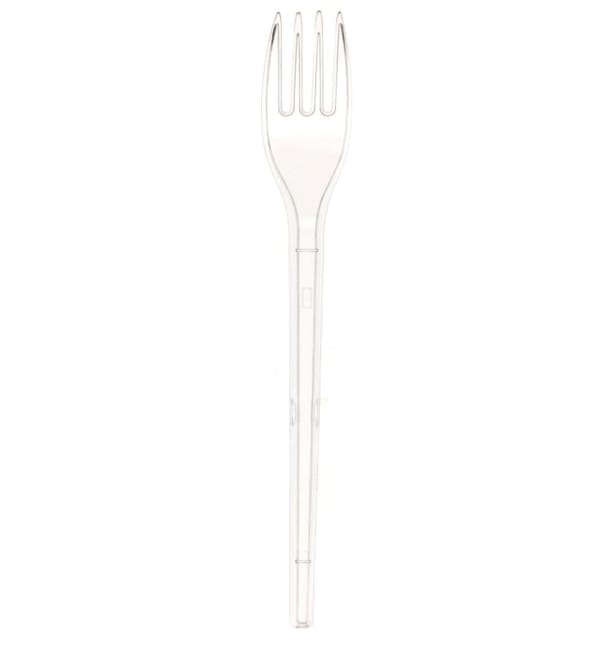 Tenedor de Plastico PS Transparente 170mm (3000 Uds) Tenedor de Plastico PS Transparente 170mm (3000 Uds)