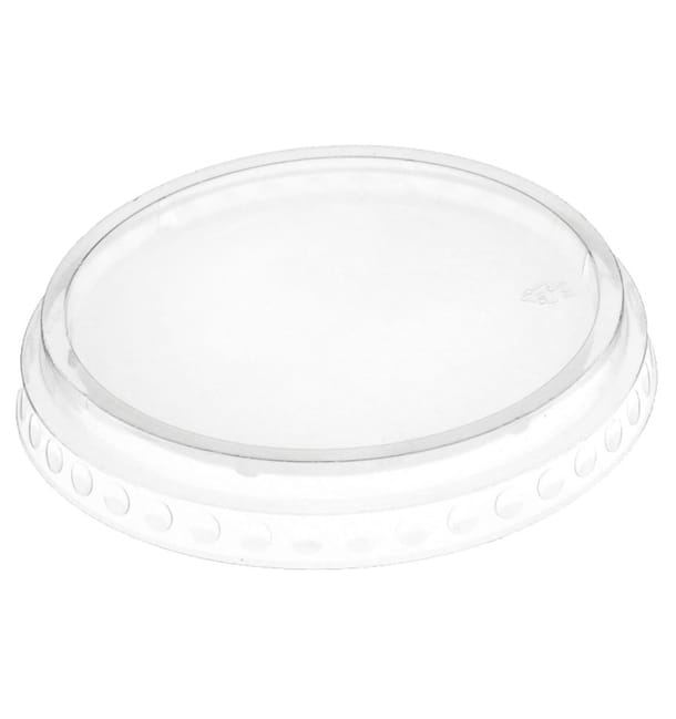 Tapa Plana Sin Agujero Tarrina PET 220ml Ø9,5cm (112 Uds) Tapa Plana Sin Agujero Tarrina PET 220ml Ø9,5cm (112 Uds)