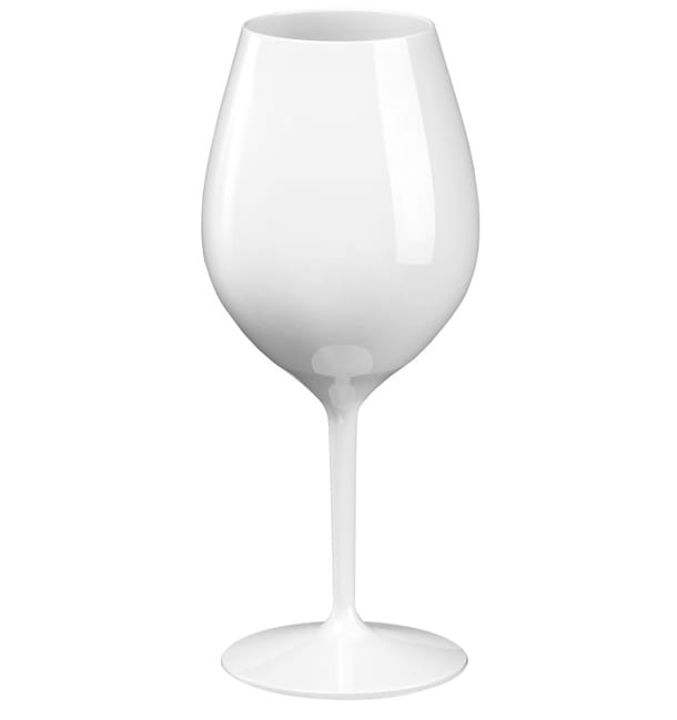 Copa Reutilizable Durable Tritán Blanca para Vino 510ml (1 Ud)