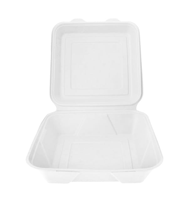 Envase MenuBox Caña de Azúcar 235x235x78mm (200 Uds) Envase MenuBox Caña de Azúcar 235x235x78mm (200 Uds)